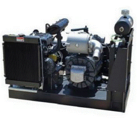 Jurop Pump w Belt & Pulley Engine Drive - CHBPE-