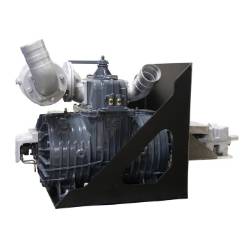 Jurop R260 RV360 LC420 LC580 Gearbox Drive Vacuum Pump Pkgs jurop pn58 pn84 R260 truck pump gearbox right angle drive truck trailer preassembled pkg oilfield lpg crude chemical septic