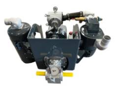 Jurop R260 RV360 LC420 Vacuum Pump Packages w Muffler and Secondary jurop r260 lc420 rv360 truck pump muffler secondarry package