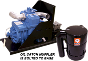 Moro Vacuum Pump w Option 1 Gas Engine Pkgs for the PM60A PM70A PM80A PM70T PM80T