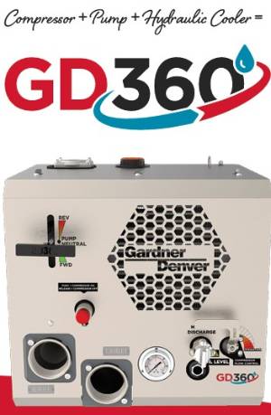 Gardner Denver GD360 All-in-One Hydraulic Box Cooler-Compressor-Pump Pkg